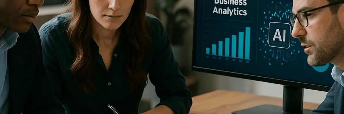 Illustration of accounts payable management for the business analytics and ai sector for the accounts receivable team