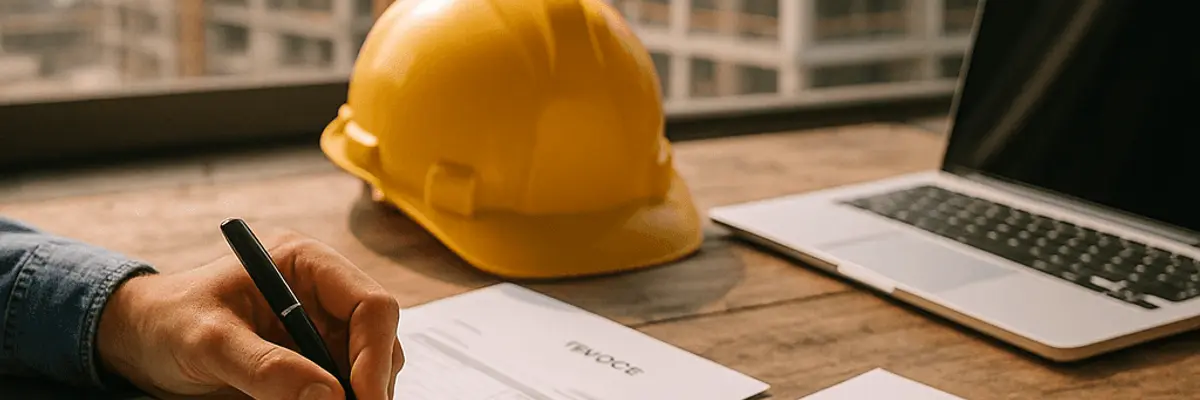 Illustration of accounts payable management for the construction sector for the accounts receivable team