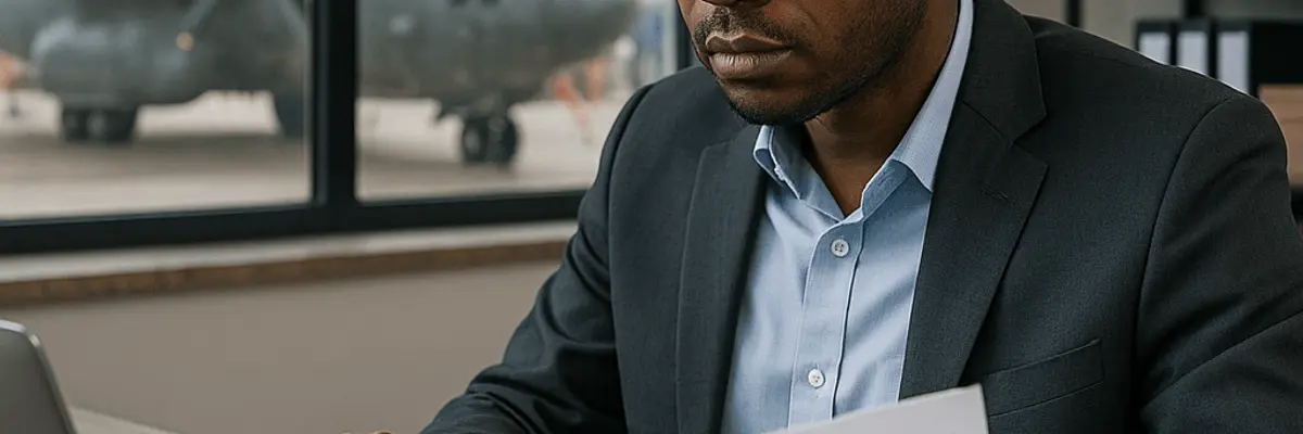 Illustration of accounts payable management for the aerospace and defense sector in Addis Ababa