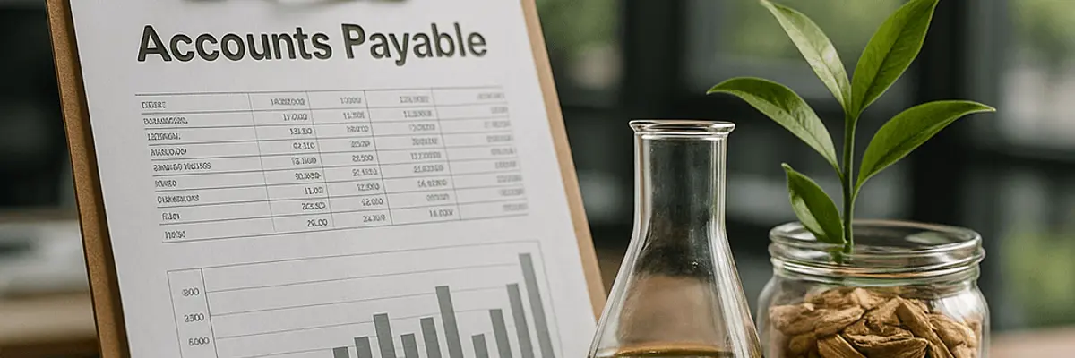 Illustration of accounts payable management for the biofuel and biomass sector in Addis Ababa
