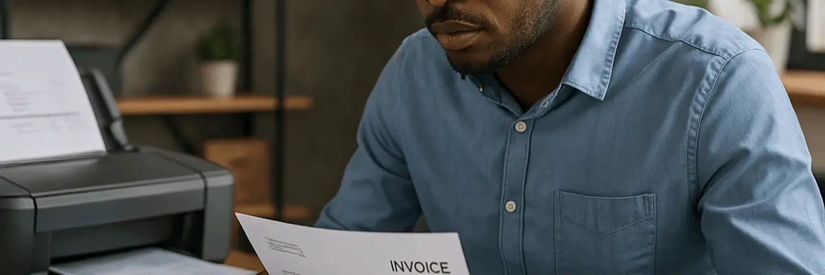 Illustration of accounts payable management for the automated invoice processing sector in Asmara