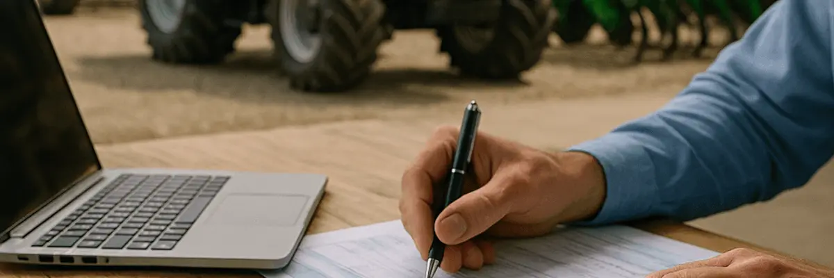 Illustration of accounts payable management for the agricultural equipment and services sector in Athens