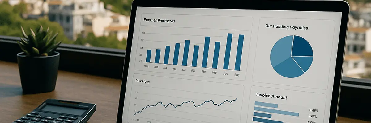 Illustration of accounts payable management for the business analytics and ai sector in Athens