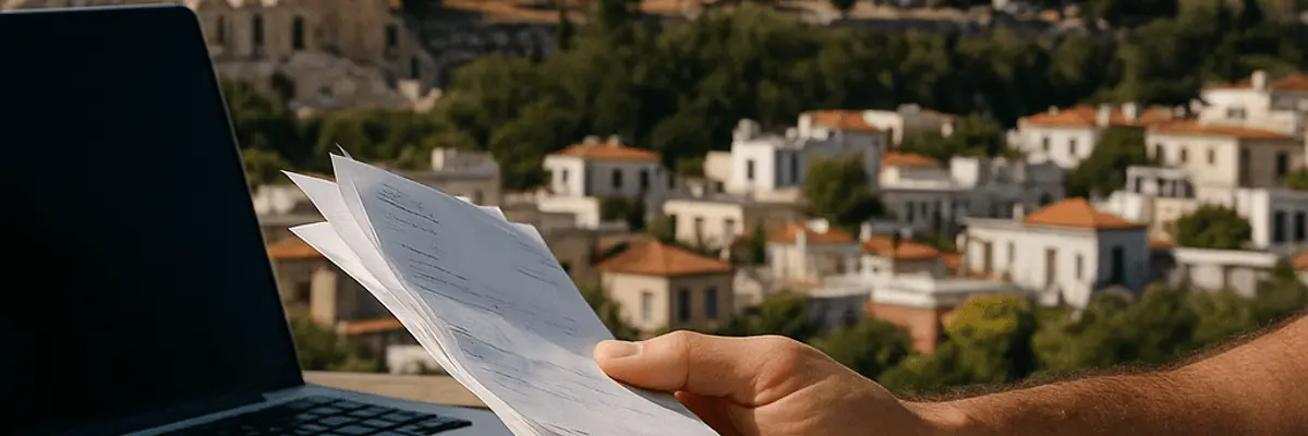 Illustration of accounts payable management in Athens
