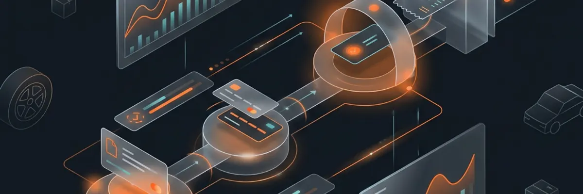 Illustration of accounts payable management for the auto dealership supplies sector