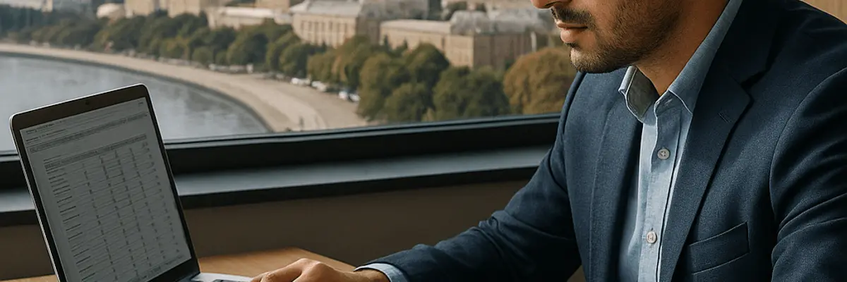 Illustration of accounts payable management for the business owners in Baku
