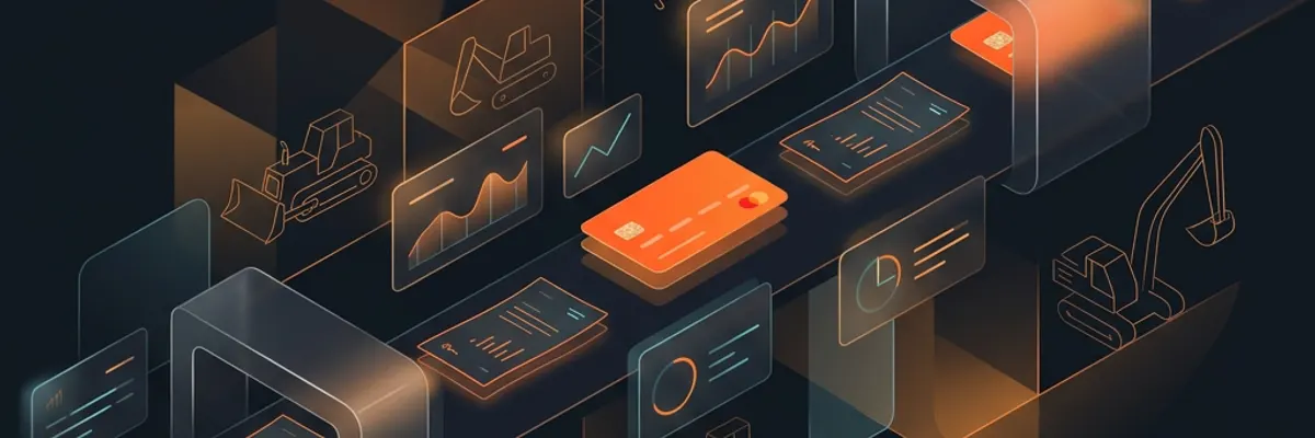 Illustration of accounts payable management for the construction equipment suppliers sector