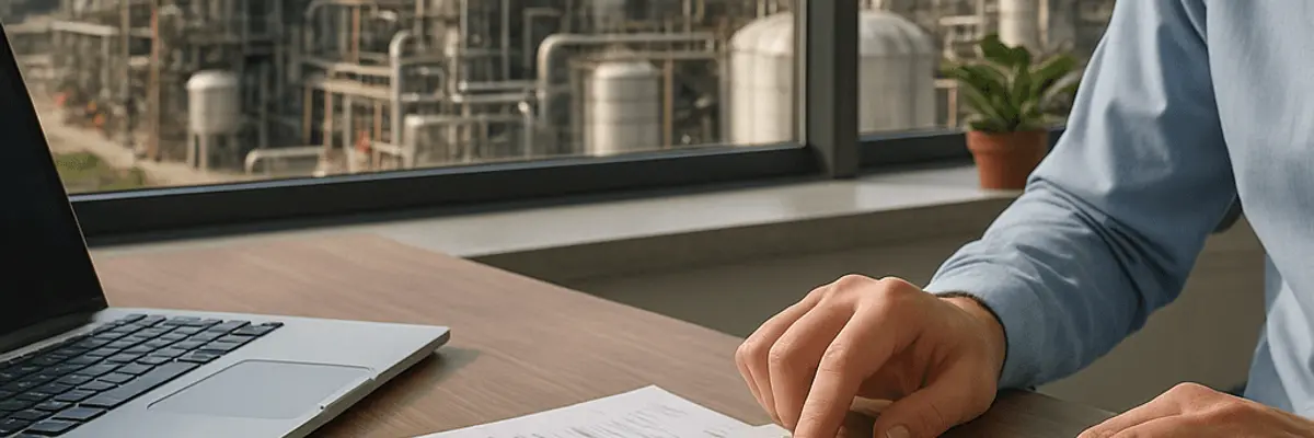 Illustration of accounts payable management for the chemicals sector for enterprise