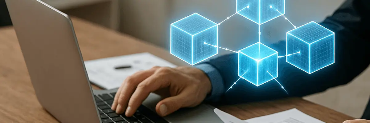 Illustration of accounts payable management for the blockchain technology sector for the internal audit department