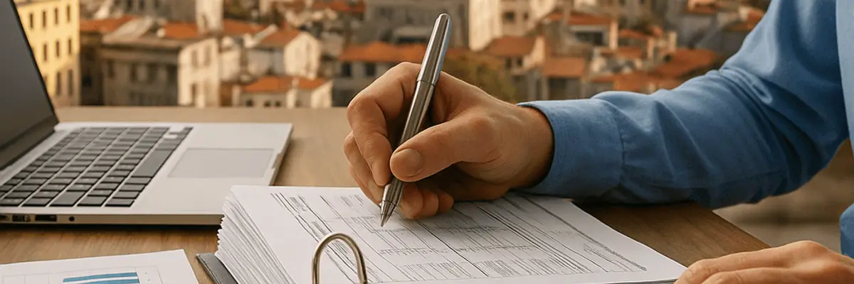 Illustration of accounts payable management in Istanbul