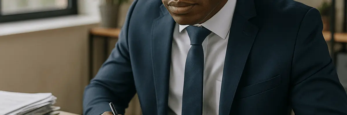 Illustration of accounts payable management for large businesses in Abidjan