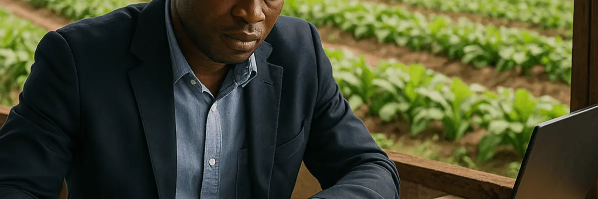 Illustration of accounts payable management for the agriculture and agribusiness sector for large businesses in Abidjan