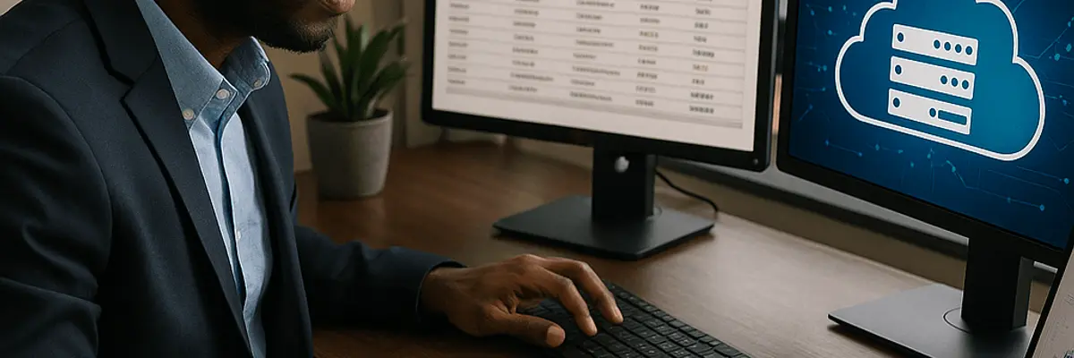 Illustration of accounts payable management for the cloud services and hosting sector for large businesses in Accra