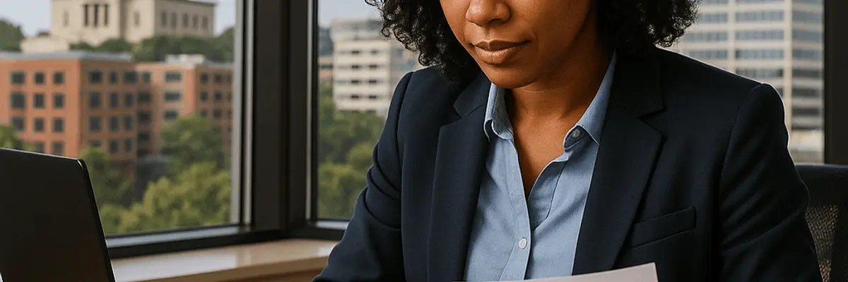 Illustration of accounts payable management for large businesses in Alexandria