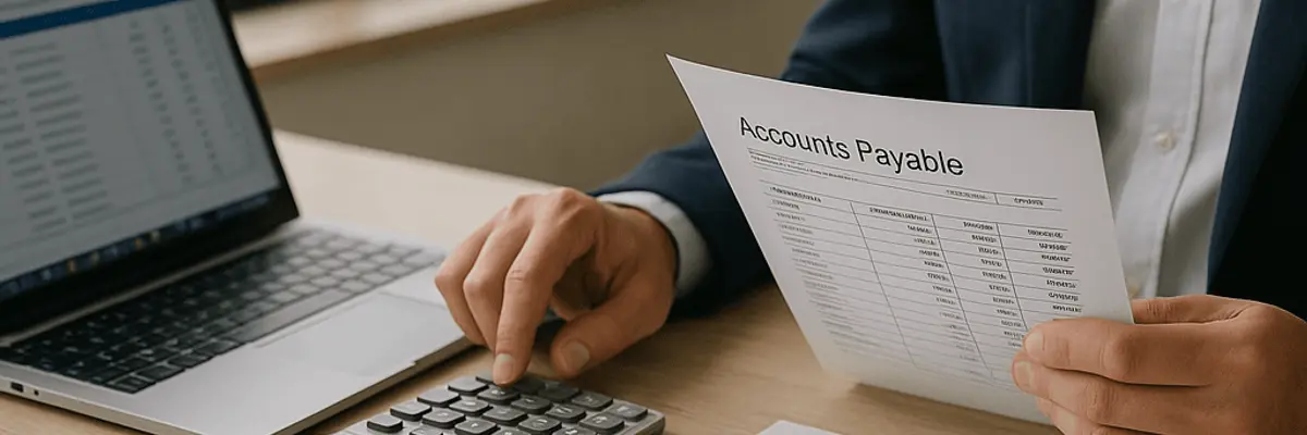 Illustration of accounts payable management for large businesses for the accountants in Ardabil