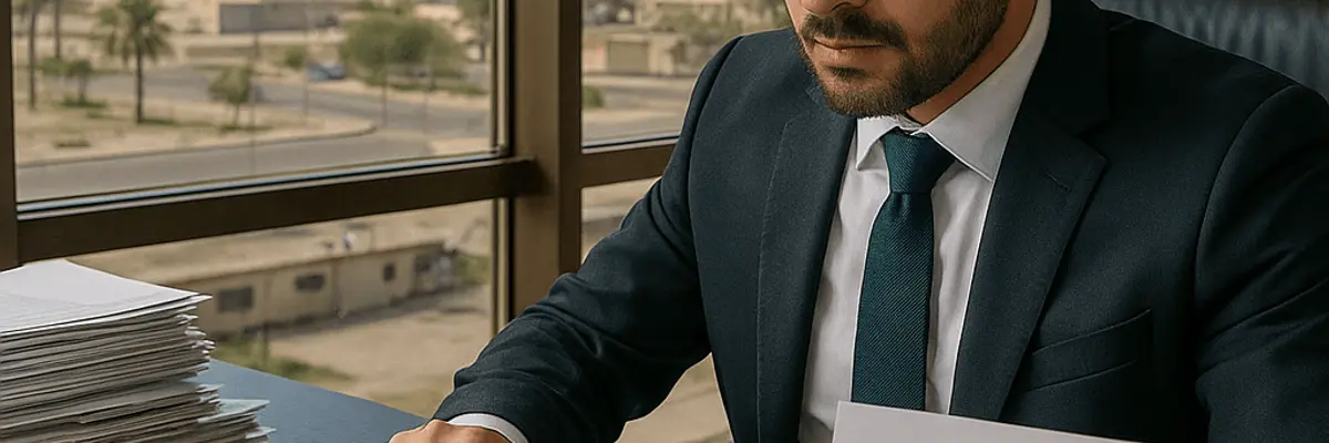 Illustration of accounts payable management for large businesses for the accountants in Baghdad