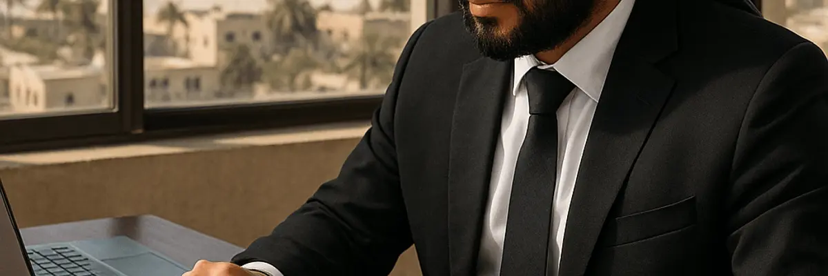 Illustration of accounts payable management for large businesses for the payroll team in Baghdad