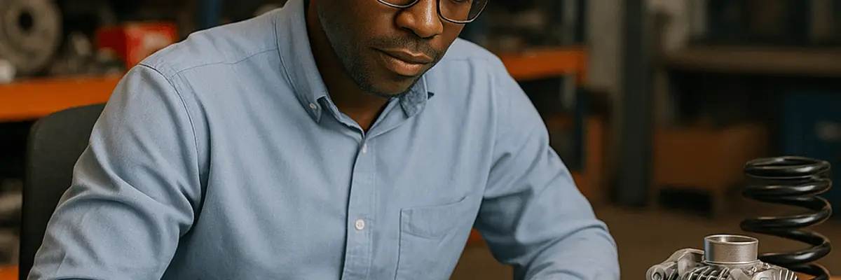 Illustration of accounts payable management for the automotive parts and accessories sector for medium businesses in Accra