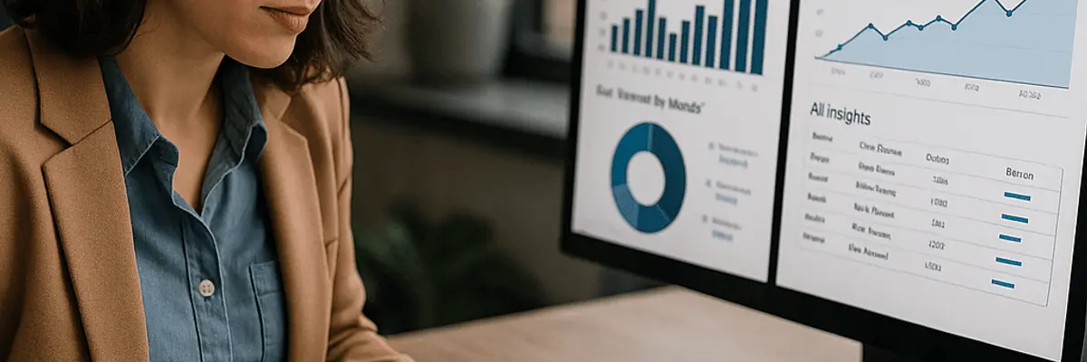 Illustration of accounts payable management for the business analytics and ai sector for medium businesses