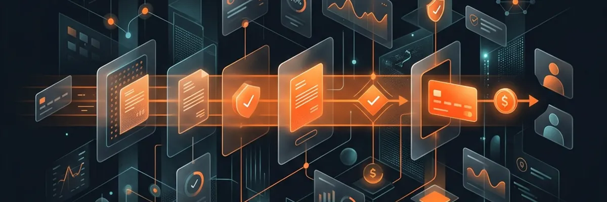 Illustration of accounts payable management for medium businesses