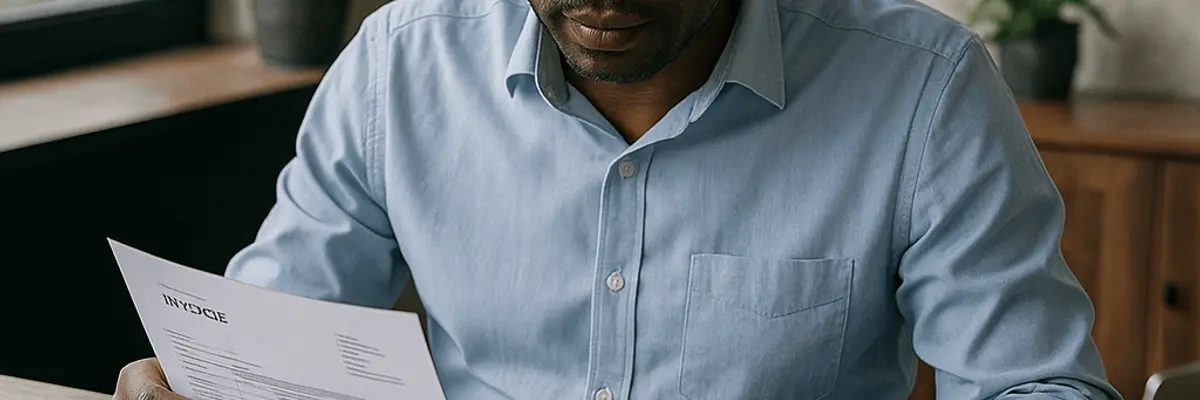 Illustration of accounts payable management for the banking and lending services sector for micro businesses in Abidjan