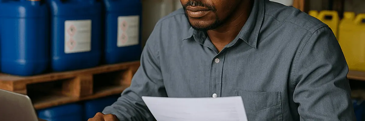 Illustration of accounts payable management for the chemical distribution sector for micro businesses in Addis Ababa
