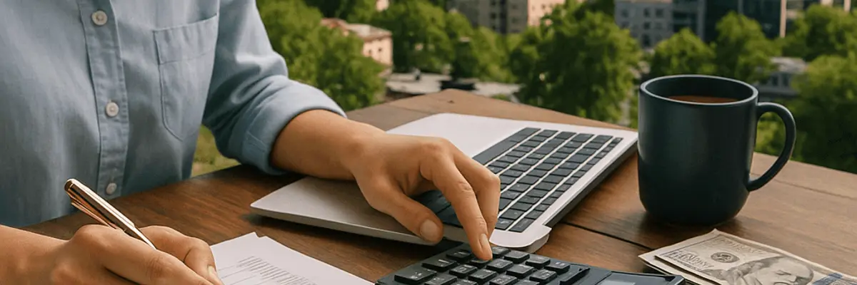 Illustration of accounts payable management for micro businesses in Almaty