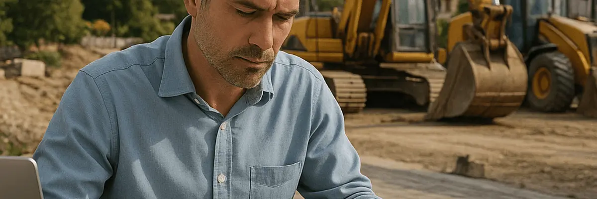 Illustration of accounts payable management for the construction equipment suppliers sector for micro businesses in Athens