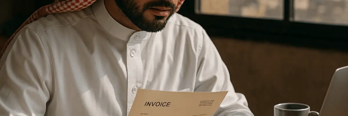 Illustration of accounts payable management for micro businesses in Baghdad