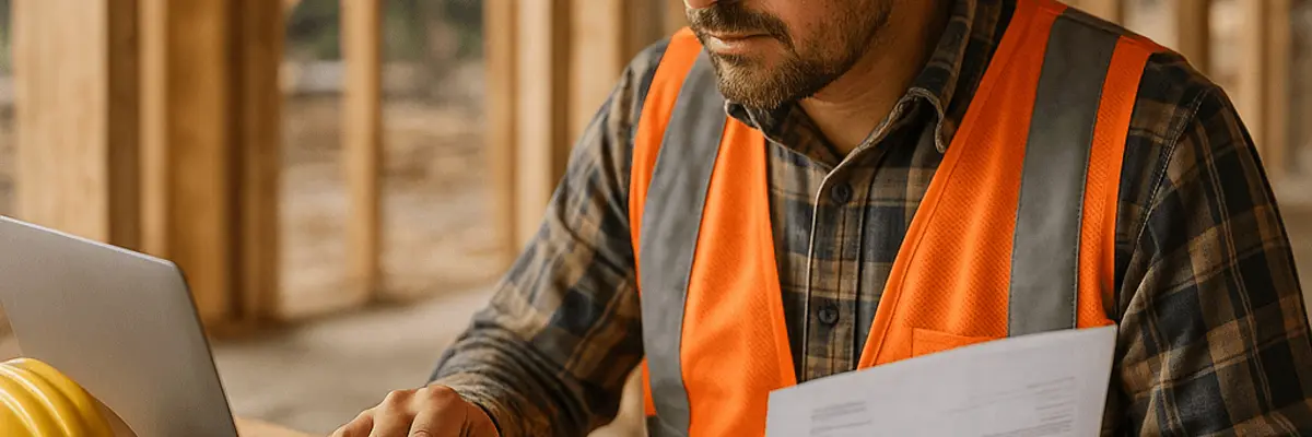Illustration of accounts payable management for the construction sector for micro businesses for the business owners