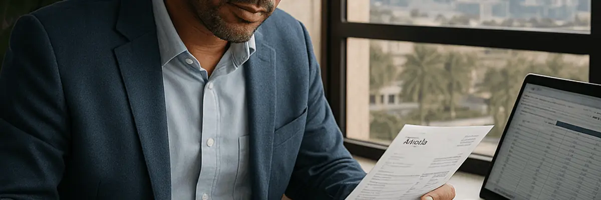 Illustration of accounts payable management for micro businesses for the business owners in Dubai