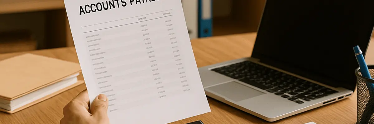 Illustration of accounts payable management for micro businesses for the payroll team