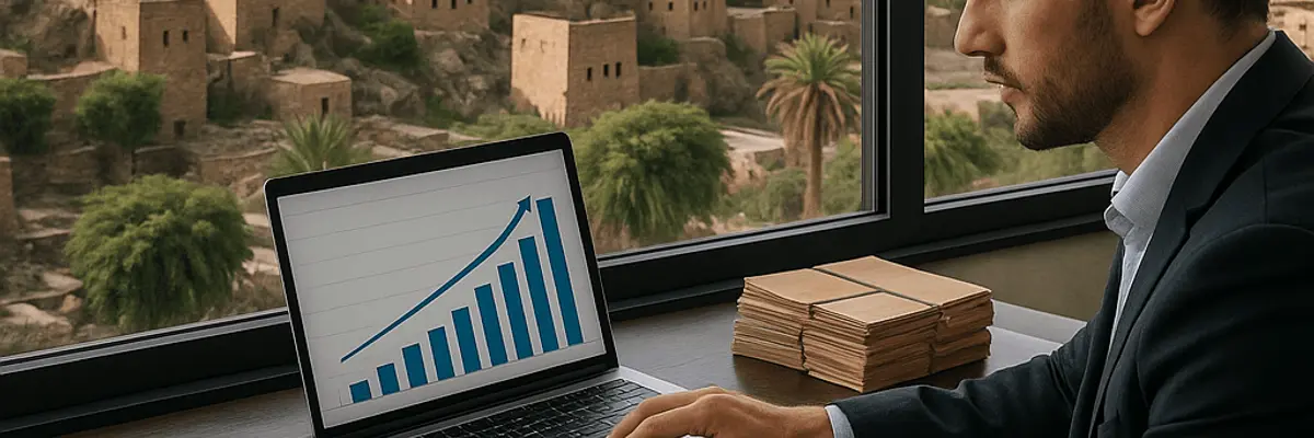 Illustration of accounts payable management for the cloud services and hosting sector for scale up in Abha