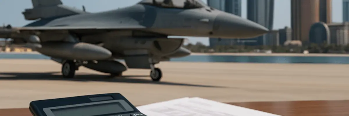 Illustration of accounts payable management for the aerospace and defense sector for scale up in Abu Dhabi