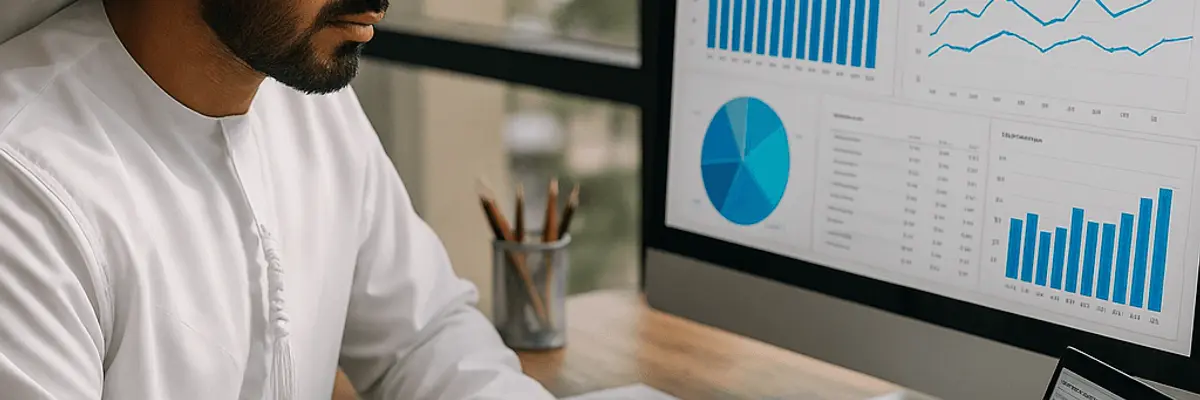 Illustration of accounts payable management for the business analytics and ai sector for scale up in Abu Dhabi