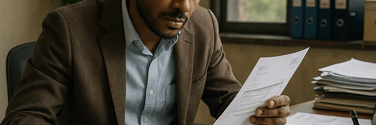 Illustration of accounts payable management for the accounting and tax services sector for small businesses in Addis Ababa