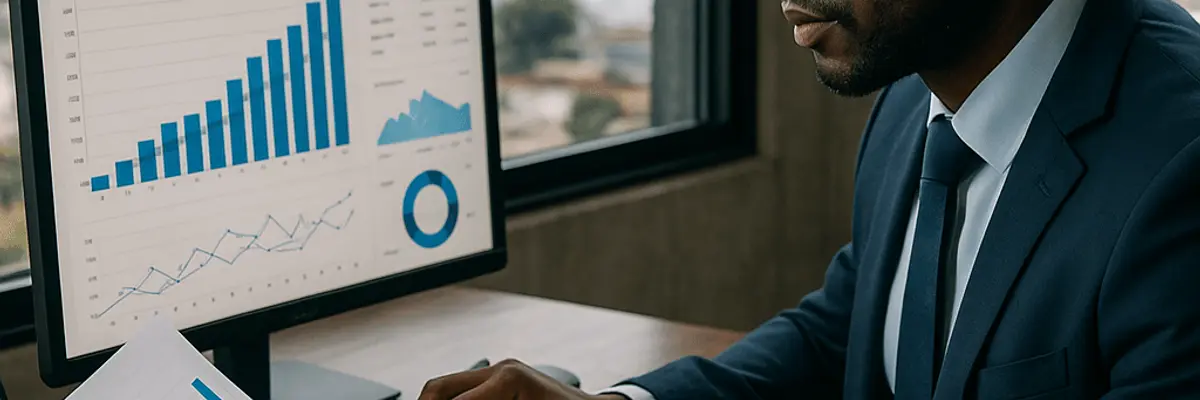 Illustration of accounts receivable management for the business analytics and ai sector in Abidjan