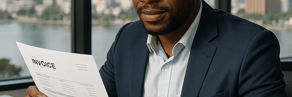 Illustration of accounts receivable management for the commercial banking services sector for the founders in Abidjan