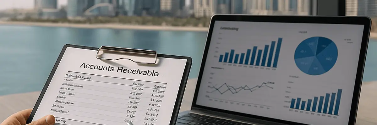 Illustration of accounts receivable management for the architecture firms sector in Abu Dhabi