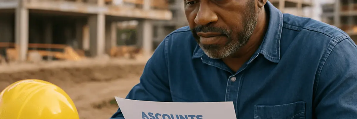 Illustration of accounts receivable management for the construction sector in Accra