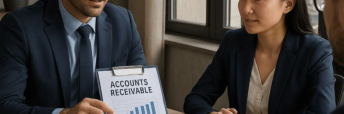Illustration of accounts receivable management for the collection team in Almaty