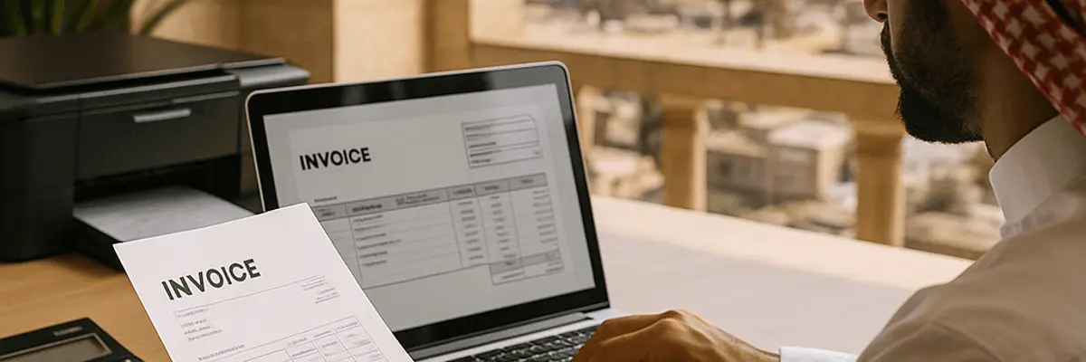 Illustration of accounts receivable management for the automated invoice processing sector in Baghdad