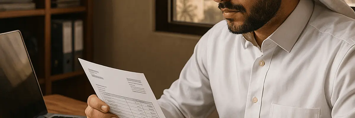 Illustration of accounts receivable management for the compliance department in Baghdad
