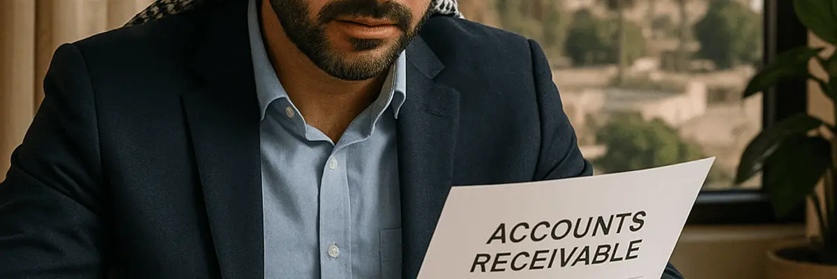Illustration of accounts receivable management for the founders in Baghdad