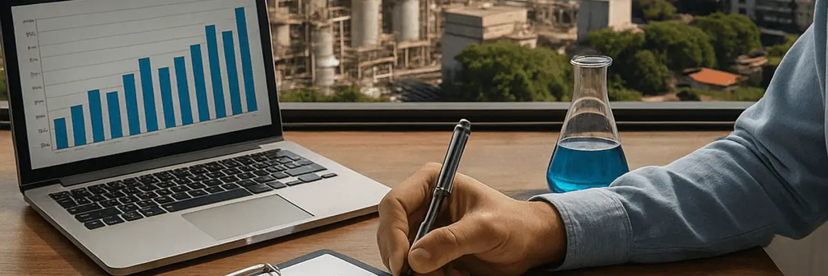 Illustration of accounts receivable management for the chemical distribution sector in Beirut