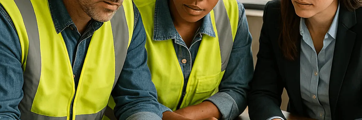 Illustration of accounts receivable management for the construction sector for the collection team