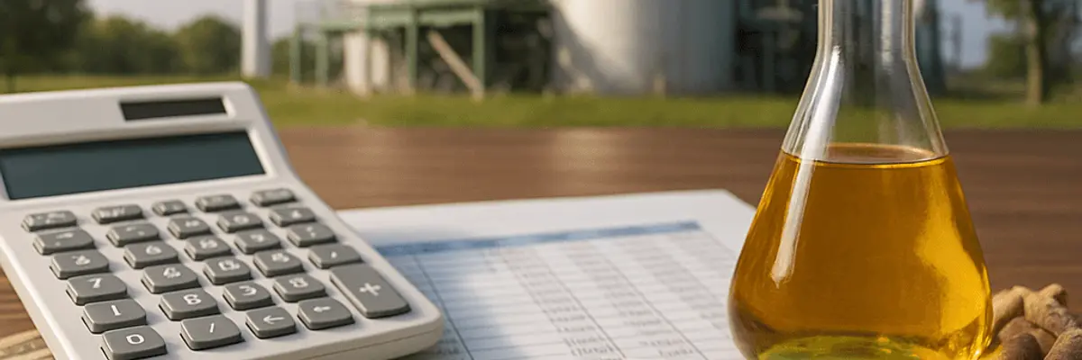 Illustration of accounts receivable management for the biofuel and biomass sector in Dubai