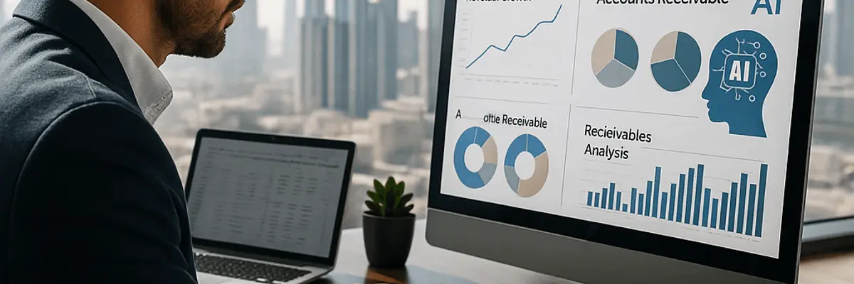 Illustration of accounts receivable management for the business analytics and ai sector in Dubai
