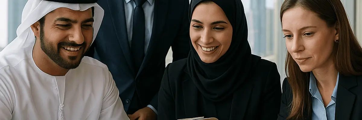 Illustration of accounts receivable management for the collection team in Dubai
