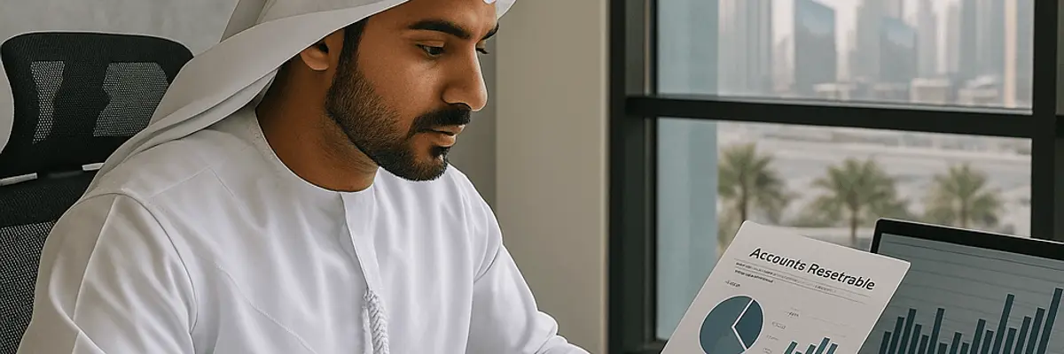 Illustration of accounts receivable management for the internal audit department in Dubai